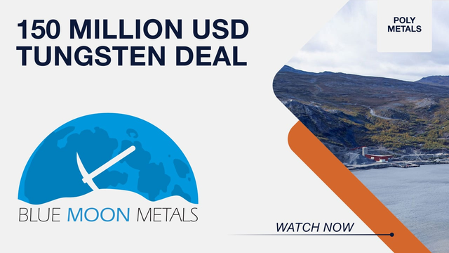 Blue Moon Metals: Major Tungsten Deal with Elmet & EQ Resources